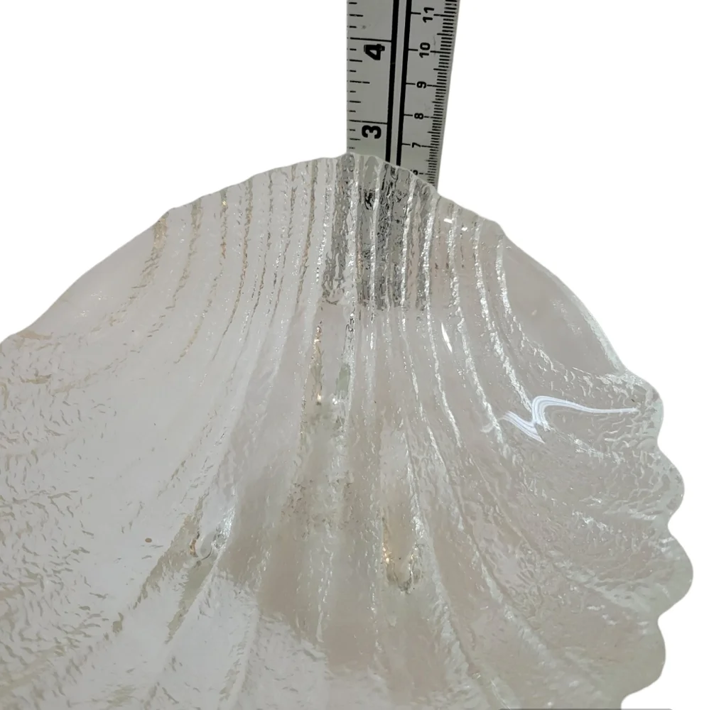 Vintage Footed Clam Shell Dish